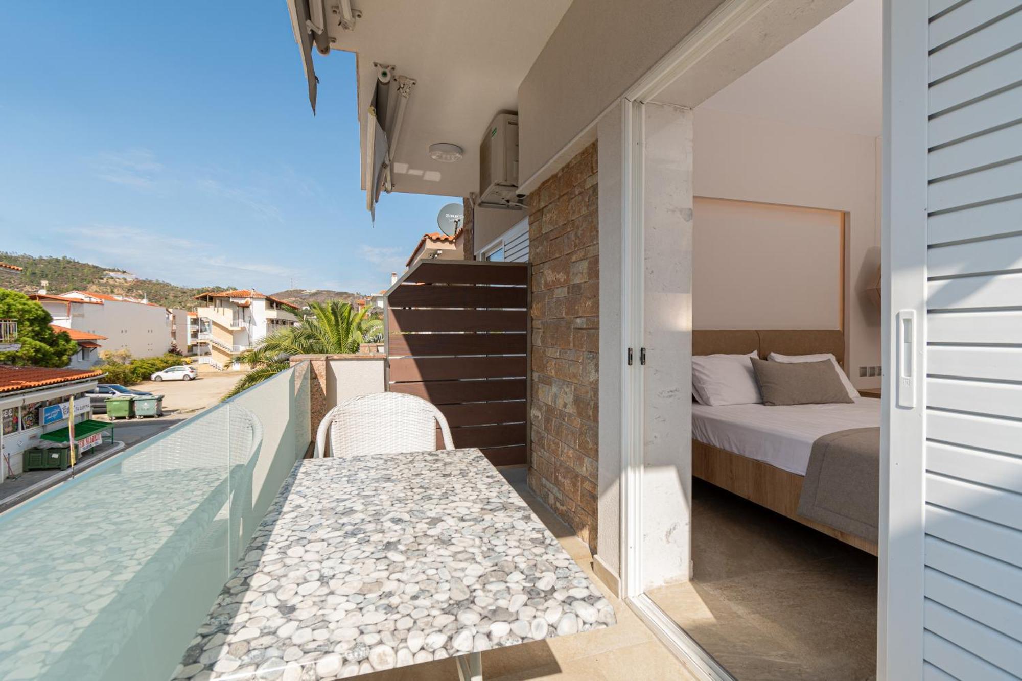 Villa Zoe On The Beach Sarti Exterior foto