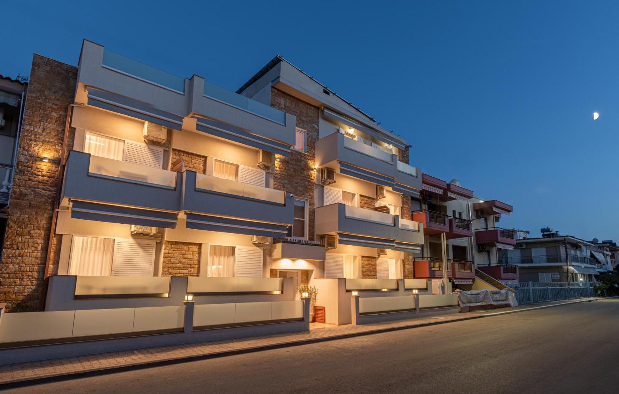 Villa Zoe On The Beach Sarti Exterior foto